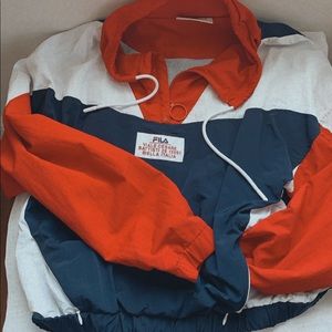 Fila cropped wind breaker
